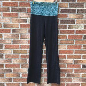 SO Zebra Black Bootcut Yoga Pants